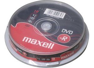 Obrázok pre výrobcu DVD-R MAXELL 4,7GB 16X 10ks/cake