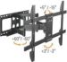 Obrázok pre výrobcu Výsuvný držák Brateck LPA69-466 pro TV 37"-80" 60kg polohovatelný nástěnný Heavy Duty