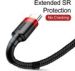 Obrázok pre výrobcu Baseus datový kabel Cafule USB-C 2m 2A červeno-černý