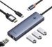 Obrázok pre výrobcu Baseus hub Ultra Joy USB 6v1 (USB-C/1xHDMI4K30Hz/3xUSB 3.0/1xPD/RJ45) šedý