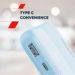 Obrázok pre výrobcu Canyon OnPower 101, Powerbank, 10000 mAh, displej, in: USB-C, out: USB-A, QC 3.0/USB-C, PD 22,5W, integ. káb..