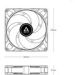 Obrázok pre výrobcu ARCTIC P14 Max (White) - 140mm Case Fan - fluid dynamic bearing - max 2800 RPM - PWM regulated