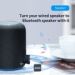 Obrázok pre výrobcu Baseus bluetoooth audio adaptér Qiyin černý