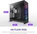 Obrázok pre výrobcu NZXT skříň H9 Flow RGB dvoukomorová ATX / 1x140 RGB mm / 1x 120mm RGB fan / prosklená / černá