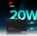 Obrázok pre výrobcu Canyon OnCharge 200, univerzálna nabíjačka do steny, 1x USB-C, PD 20W, biela