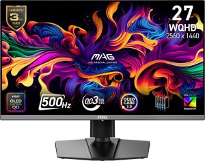 Obrázok pre výrobcu MSI MAG 272QP X50 26,5"/QD-OLED/ QHD/500Hz/0,03ms/Černá/3R
