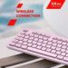 Obrázok pre výrobcu Canyon HKB-W01 bezdrôtová klávesnica, 104 kláves, tichá, štíhla, SK/CZ, ružová