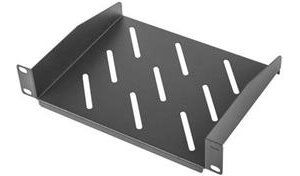 Obrázok pre výrobcu LANBERG AK-1012-B Lanberg fixed shelf 10 310mm, 1U/254x180mm, max load capacity up to 20kg black