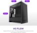 Obrázok pre výrobcu NZXT skříň H3 Flow / microATX / 1x120mm / USB / USB-C / černá