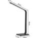 Obrázok pre výrobcu Platinet PDL888B stolní LED lampa 10W stmívatelná, dotykové ovládání, bezdrátové nabíjení, USB port,