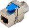 Obrázok pre výrobcu XtendLan Keystone jack RJ45, zaklapávací, CAT7,CAT8, STP, instalace bez nástrojů