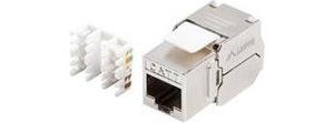 Obrázok pre výrobcu LANBERG KEYSTONE MODUL BEZ NÁSTROJŮ RJ45 CAT.7 FTP 180°